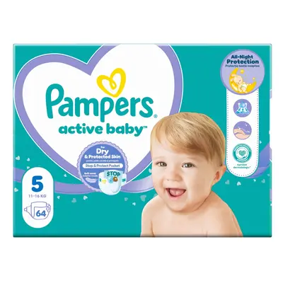 Pampers Active Baby Giant Pack rozmiar 5 64 szt.