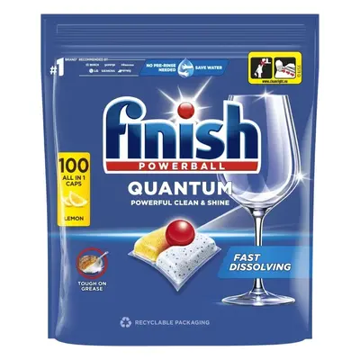 Finish tabs QUANTUM 100 szt. Cytryna