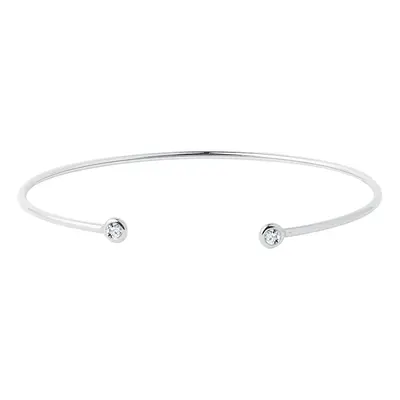 Bransoleta wykonana z białego złota z diamentem maskownicy KLENOTA