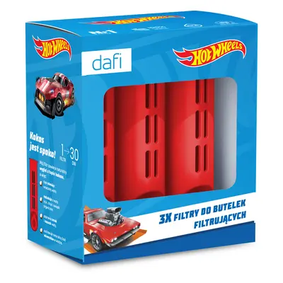 3pak filtrów Dafi do butelki bez zakrętki Hot Wheels