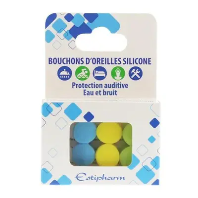 Estipharm Silikonowe zatyczki do uszu (x8)