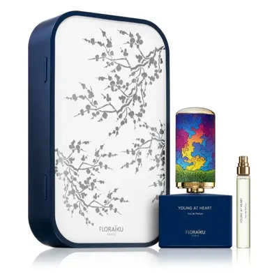 Floraïku Young At Heart Zestaw woda perfumowana unisex 50 ml + woda perfumowana 10 ml + etui na 