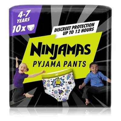 Pampers Ninjama Chłonna bielizna nocna dla dzieci 4-7 lat (17-30 kg) 10 sztuk