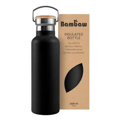 bambaw Thermos Stal nierdzewna, 1000 ml, Czarny jak smoła