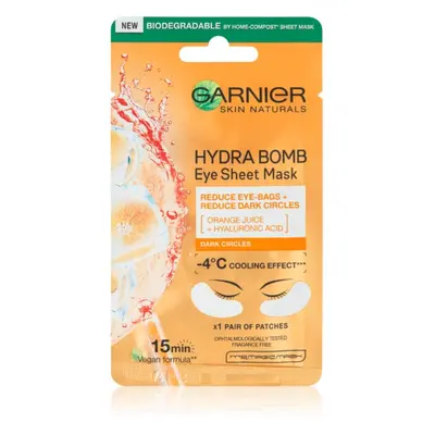 Garnier Exciting Eye Mask z sokiem pomarańczowym i (w płachcie do oczu) 6g