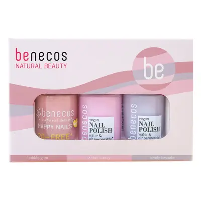 Benecos Zestaw lakierów do paznokci Pretty in Pastel