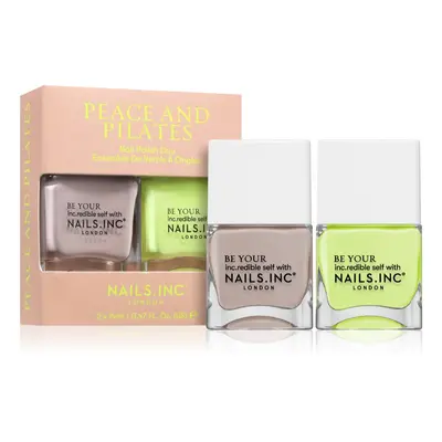 Nails Inc. Zestaw lakierów do paznokci Peace and Pilates Brook Street Lakier do paznokci o długi