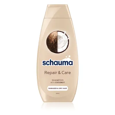 Schwarzkopf Schauma Szampon Repair & Care do włosów suchych i zniszczonych z kokosem 400 ml