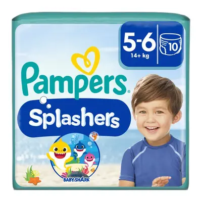 Pampers Splashers 5-6 Pieluchy do pływania 14+ kg 10 sztuk