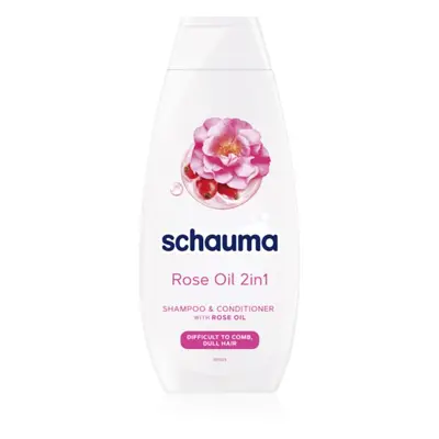 Schwarzkopf Schauma Szampon i odżywka z olejkiem różanym 2 w 1 do włosów rozczesywanych 400 ml