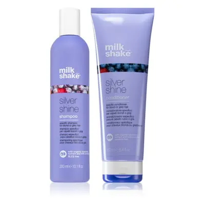 Szampon i odżywka Milk Shake Silver Shine (neutralizator do żółtych tonów) 2x1 szt