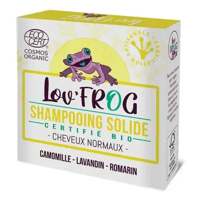 Lov'Frog Stały szampon do włosów normalnych z certyfikatem organicznym 50g