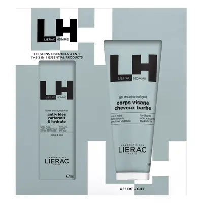 Lierac Zestaw na Dzień Ojca dla mężczyzn Energetyzujący żel nawilżający + darmowy żel pod pryszn