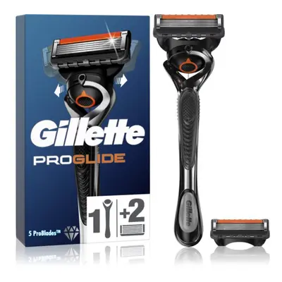 Gillette Fusion Proglide Flexball - Maszynka do golenia dla mężczyzn + 2 wymienne końcówki