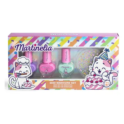 Martinelia Pyszny Mini Zestaw do Manicure dla Dzieci Paznokcie 3+ Lakiery Do Paznokci 3szt + Nak