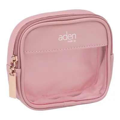 Aden Cosmetics Mała różowa kosmetyczka damska