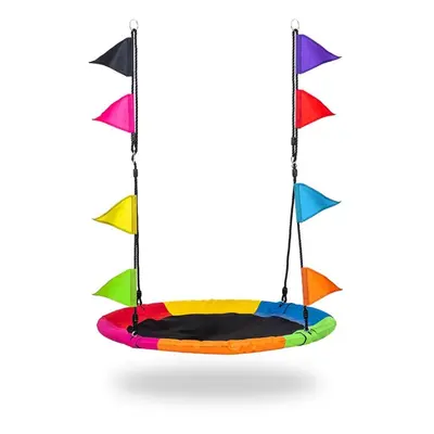 Huśtawka ogrodowa bocianie gniazdo Sapphire ST-047 Colours