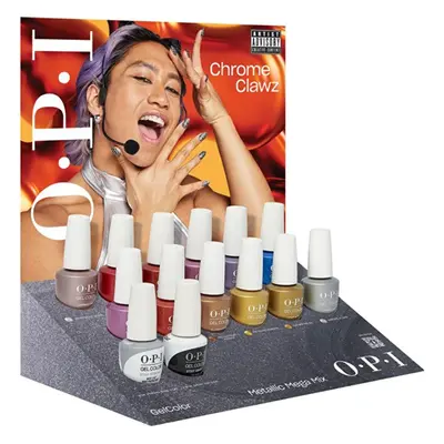 Opi Zestaw lakierów do paznokci Gel Color Metallic Mega Mix 14 szt.