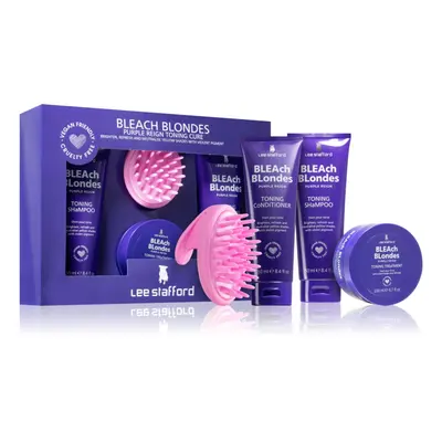 Lee Stafford Zestaw Bleach Blondes Purple panujący (neutralizator żółtych tonów)