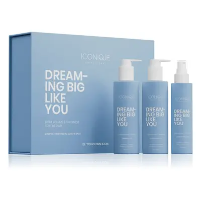 ICONIQUE Professional DREAMING BIG LIKE YOU Zestaw zwiększający objętość: Szampon 250 ml, Odżywk
