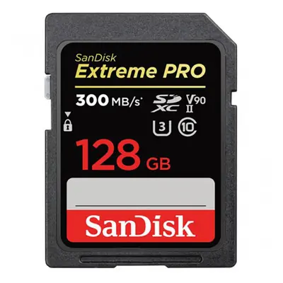 Sandisk SDXC 128 GB EXTREME PRO 300MB/s C10 UHS-II V90