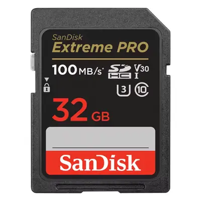 Sandisk SDXC EXTREME PRO 32GB 100MB/s V30 UHS-I U3