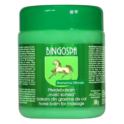 Maść "końska" z ekstraktem z rozmarynu 500 g BINGOSPA