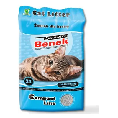 BENEK Super Compact Żwirek bentonitowy naturalny 25 l