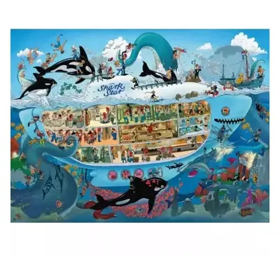 Puzzle 1500 elementów. Szalona łódź podwodna, Oesterle (puzzle + plakat)