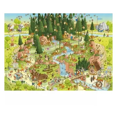 Leśne ZOO. Puzzle 1000 elementów
