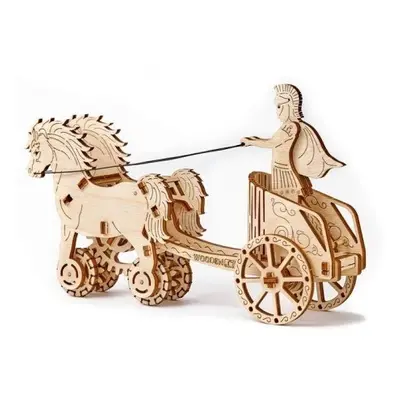 Drewniane puzzle mechaniczne 3d wooden.city - rydwan