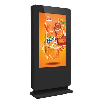 Interaktywny totem reklamowy - zewnętrzny 65 cali