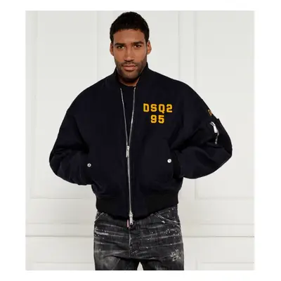 Dsquared2 Wełniana kurtka bomber | Regular Fit