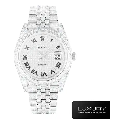 Diamentowy Zegarek Rolex Datejust 41mm Iced Out