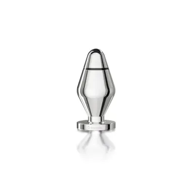 Korek analny Mystim John, 10,5 cm (srebrny)