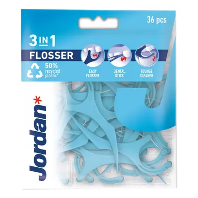 Jordan 3-In-1 Flosser   36 stk.