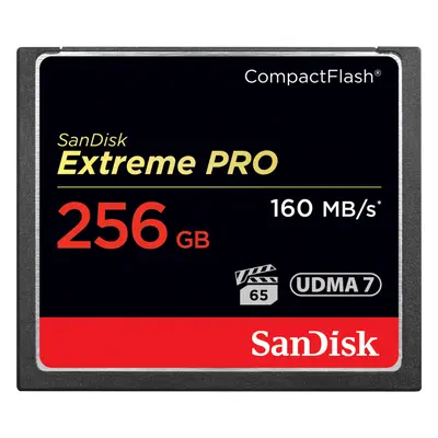 Karta pamięci SanDisk Extreme PRO CompactFlash, 160 MB/s, 256GB