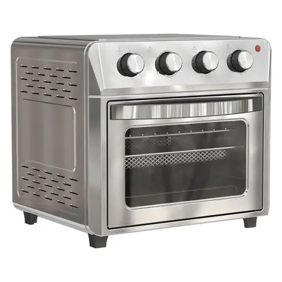 HOMCOM Minipiekarnik z termoobiegiem, frytkownica na gorące powietrze, 6 trybów grzania, timer, 