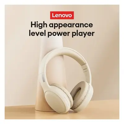 Bezprzewodowe słuchawki Bluetooth Lenovo TH30 HiFi Stereo Sportowe z Mikrofonem, Składane Słuchawki Muzyczne do Gier o Niskim Op