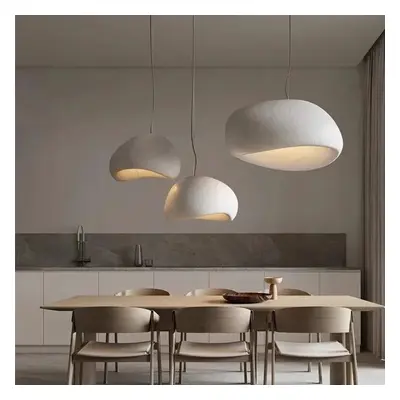 Nowoczesny żyrandol sufitowy LED do salonu Sypialnia Jadalnia Lampy wiszące Nordic Wabi Sabi Home Decor Lampa wisząca