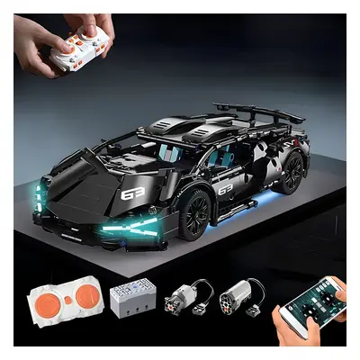 Techniczne wyścigi sportowy model samochodu klocki techniczne dorośli 1:14 DIY Supercar cegła Puzzle zabawki prezent dla dorosły