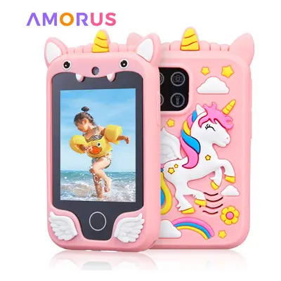 Dziecięcy inteligentny aparat fotograficzny Zabawki Ekran dotykowy Jednorożec Dziecko Mobilny odtwarzacz MP3 Aparat cyfrowy Zaba