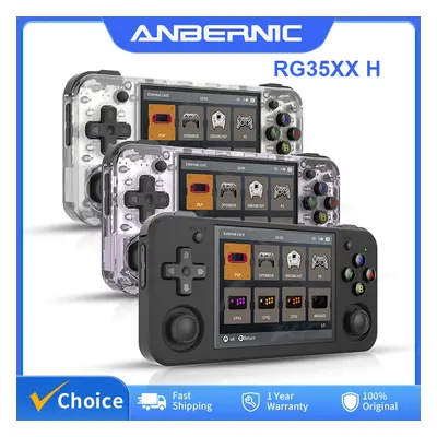 ANBERNIC RG35XX H Przenośna konsola do gier Linux 3,5-calowy ekran IPS H700 Retro Odtwarzacz gier wideo 3300mAh 64G 5528 Klasycz