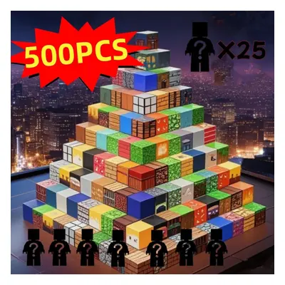 500 szt. Magnetyczne Klocki Konstrukcyjne DIY Mini Świat Magnetyczny Świat Dziecięce Klocki Modelarskie DIY Puzzle Klocki Zabawk