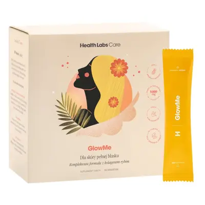 Health Labs Care GlowMe - Dla skóry pełnej blasku - 30 saszetek ananas - mango