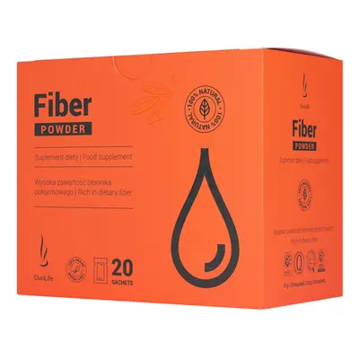 DuoLife Fiber Powder Błonnik pokarmowy w proszku - 20 x 10g