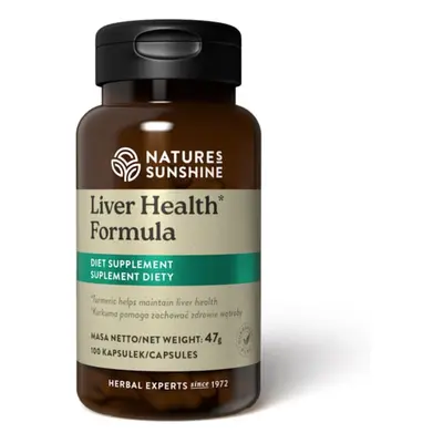 Nature's Sunshine Liver Health Formula - Lepsza kondycja wątroby - 100 kapsułek