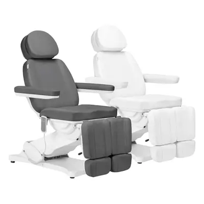 Elektryczny fotel kosmetyczny do pedicure Sillon Classic 2 siłowniki - szary