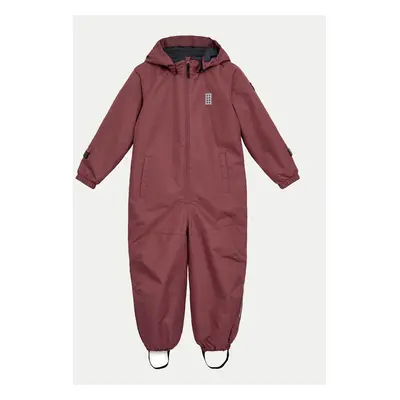 LEGO Kombinezon zimowy LWJORI Bordowy Regular Fit