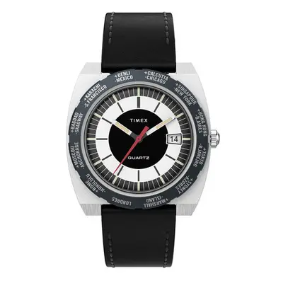 Timex Zegarek World Time Reissue TW2V69500 Czarny
